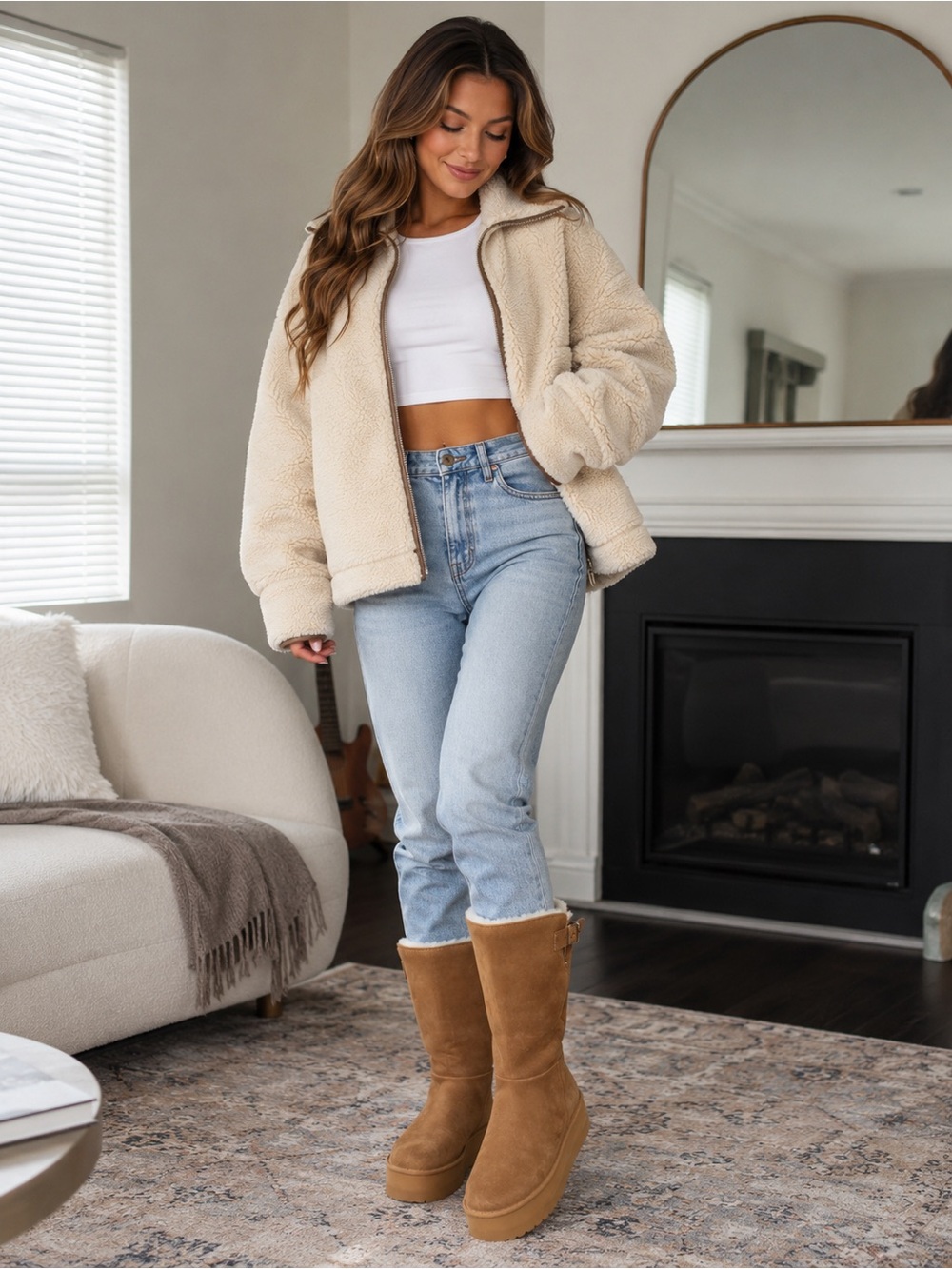 Madden Girl Hop-in Tan Women’s Boots